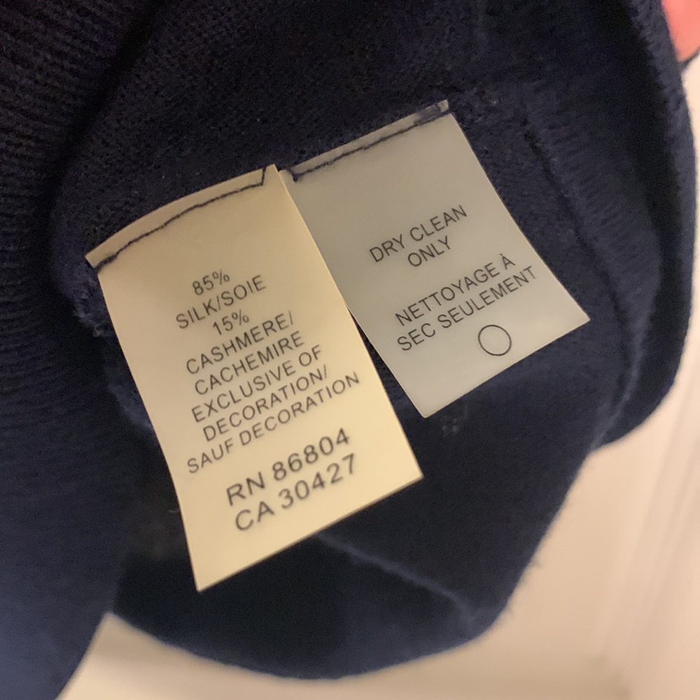 Magaschoni silk cashmere embellished sweater M - Picture 7 of 7